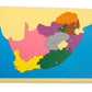 South Africa Puzzle Map