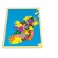 Small Ireland Board Puzzle Map