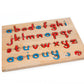 Small Movable Alphabet Letters red
