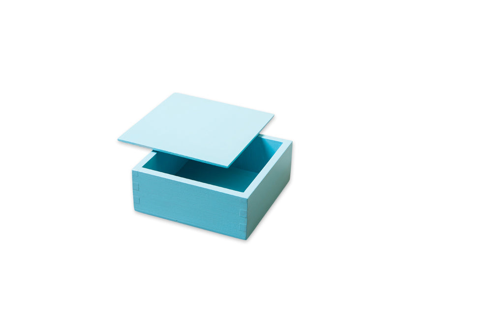 Blue Wooden Language Box