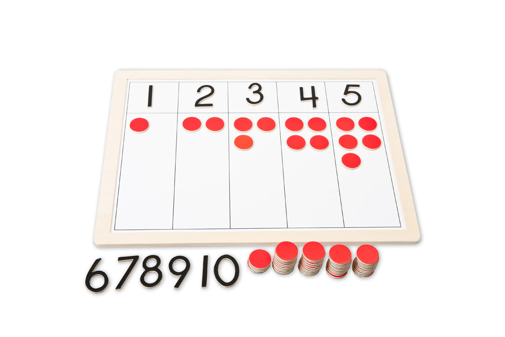 Magnetic Numbers and Counters Boards