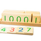 Spare parts: Wooden Large Place Value Cards 1000-9000 - thousands only