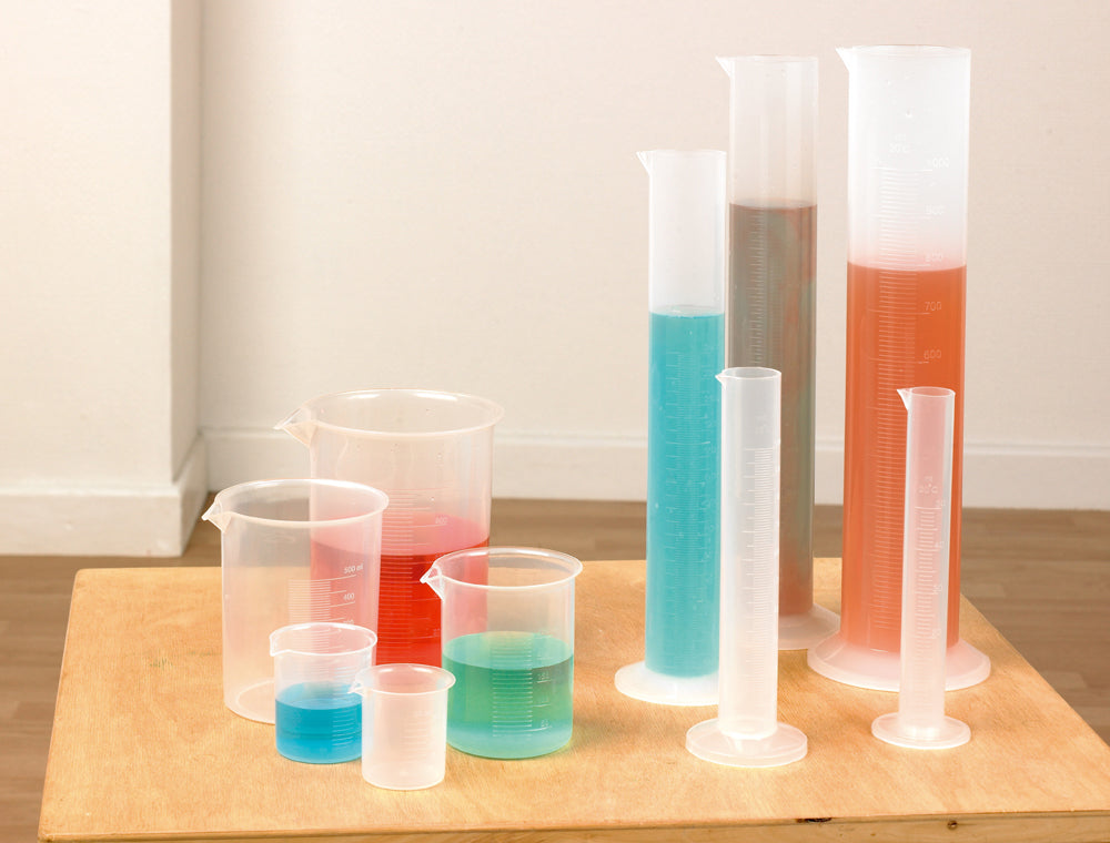 Montessori Set of 5 Measuring Beakers