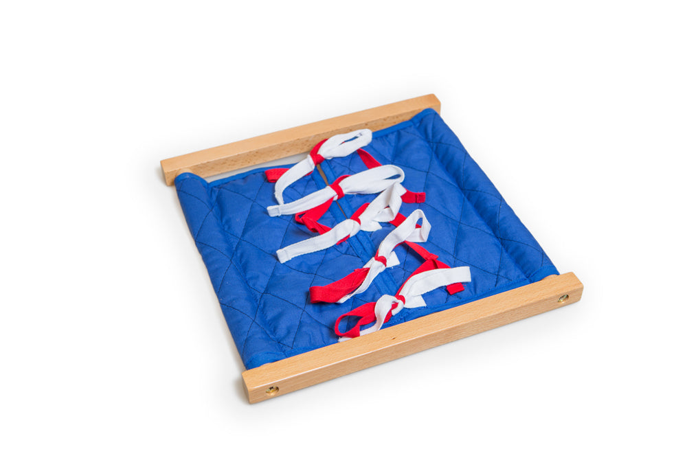 Montessori Bow Tying Dressing Frames – Absorbent Minds Montessori