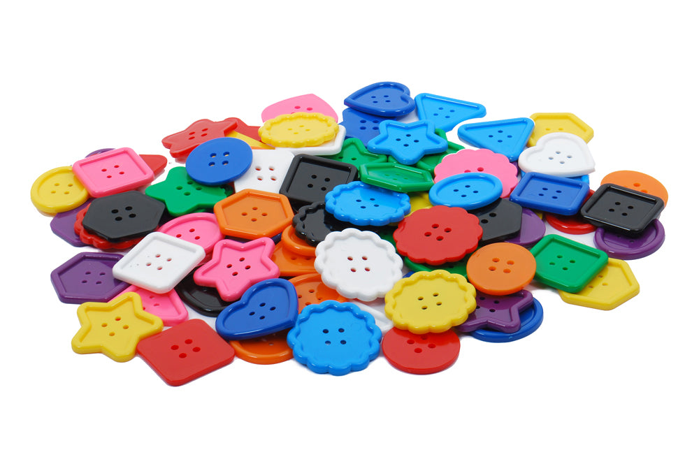 Pack of 90 Assorted Large Buttons