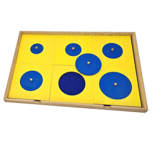 Geometric Presentation Tray with 6 Circles