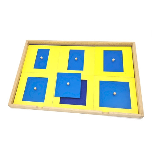 Geometric Presentation Tray with 6 Rectangles