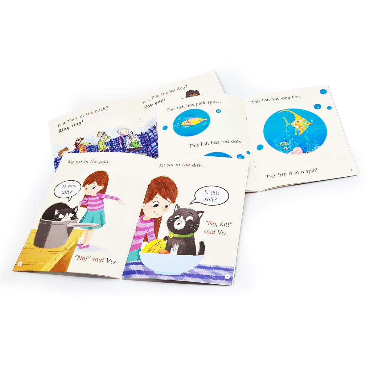 Pack Of 10 Stage 1 Phonic Book Bag Books