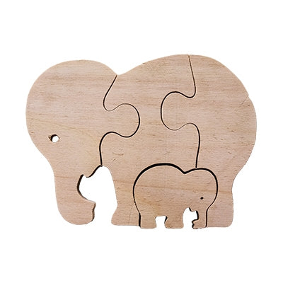 Elephant Mother and Baby Puzzle