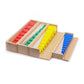 Montessori Knobless Cylinders in Configured Boxes