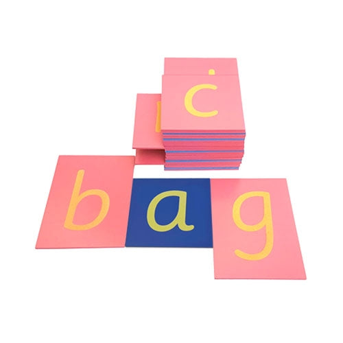 Montessori Sandpaper Letters - Lower Case Sassoon