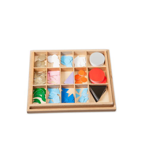 Montessori Plastic Grammar Symbols with Box