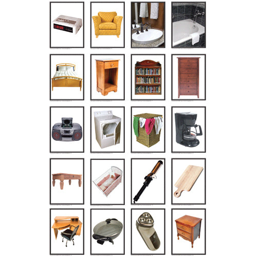 Montessori Furniture and Appliances Photo Learning Cards