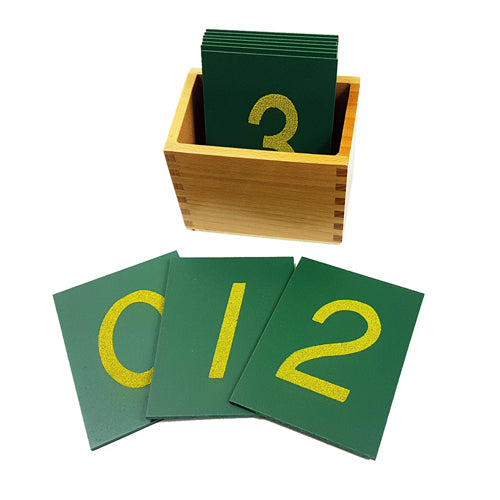 Box for Small Sandpaper Numerals 0-9