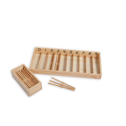 Montessori Spindle Box 0-9