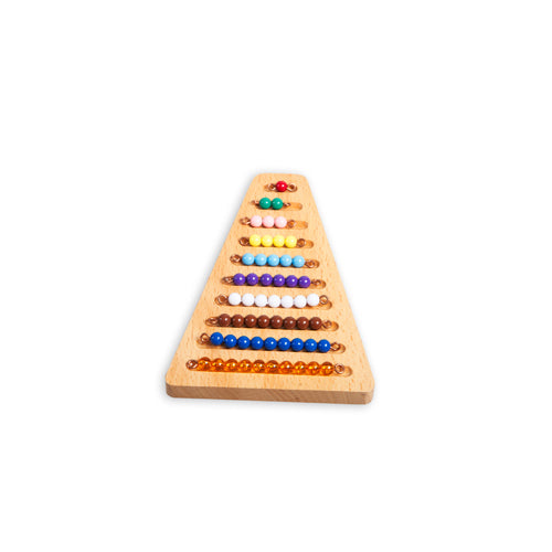 Montessori Holder for the Coloured Bead Stair