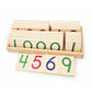 Montessori Wooden Large Place Value Cards 1-9999