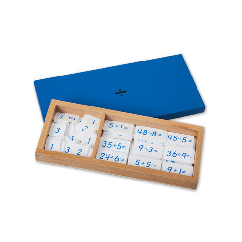 Montessori Division Equations and Dividends Box