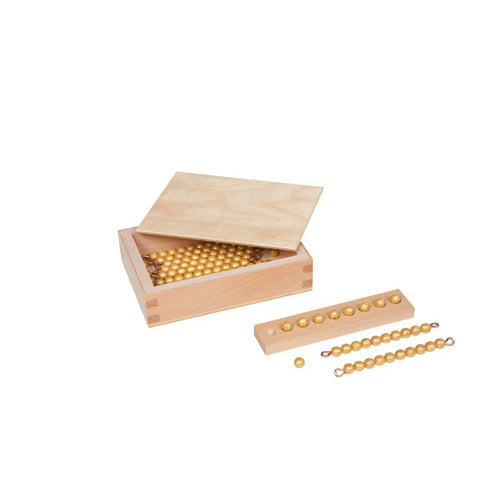 Nienhuis Montessori Tens Bead Box, Individual Beads, Nylon
