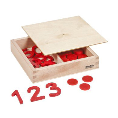 Nienhuis Montessori Cut-Out Numerals And Counters: International Version