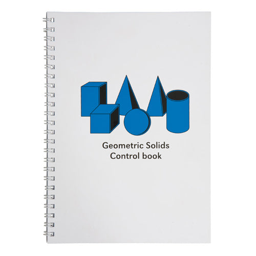 Nienhuis Montessori Control Book Geometric Solids