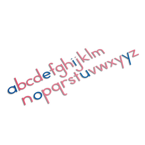 Nienhuis Montessori Large Movable Alphabet: International Print