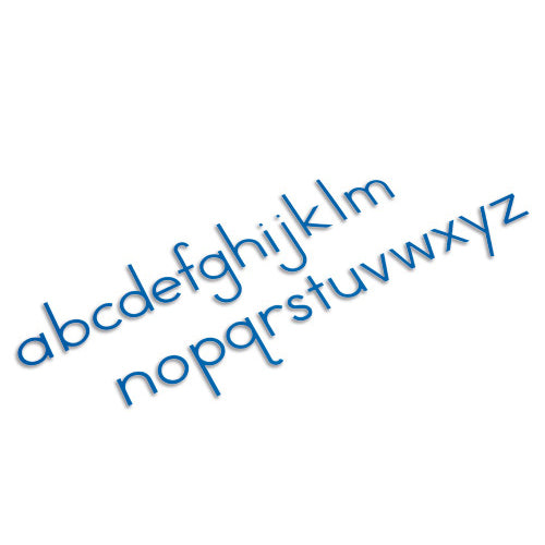 Nienhuis Montessori Medium Movable Alphabet, US Print, Blue