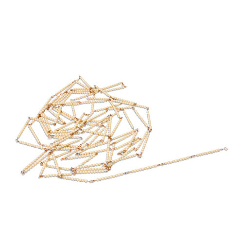 Nienhuis Montessori Golden Bead Chain 1000, Ind.Beads.Glass
