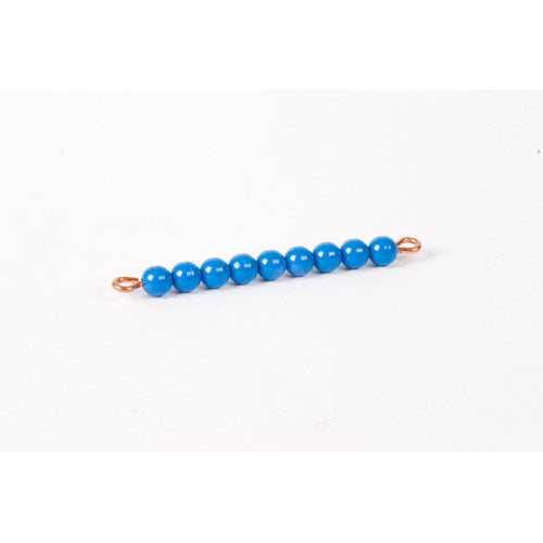 Nienhuis Montessori Spares Individual Nylon Bead Bar Of 9: Dark Blue