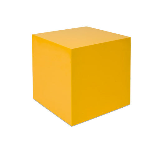 Nienhuis Montessori One Cube 27X27X27 Cm, Painted Yellow