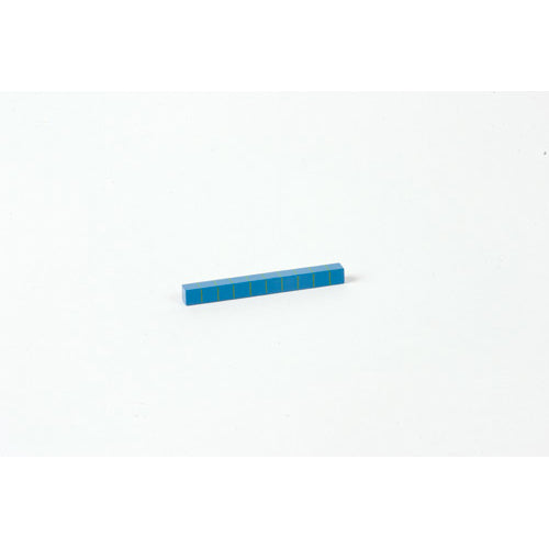 Nienhuis Montessori Spares Hierarchy Of Numbers: Blue Bar - 5 x 0.5 x 0.