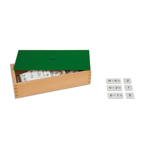 Nienhuis Montessori Subtr. Equations And Differences Box