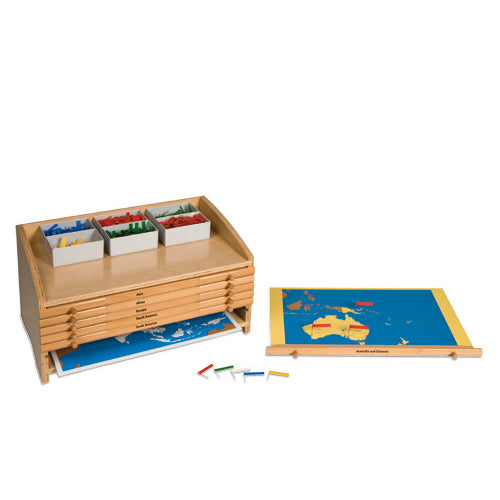 Nienhuis Montessori Cabinet Of The World Parts