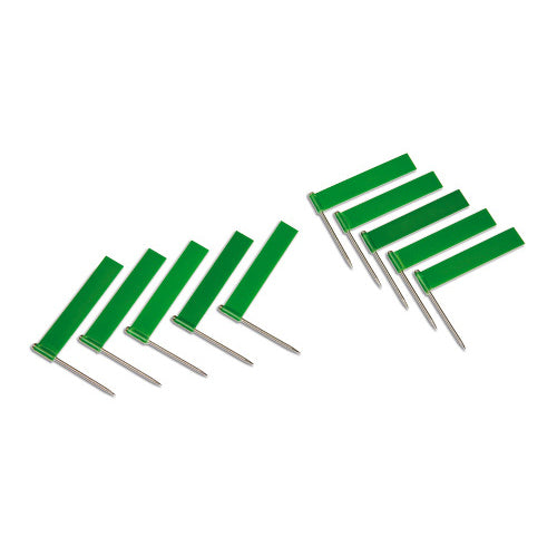 Nienhuis Montessori Extra Flags, Per 10, Green
