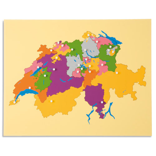 Nienhuis Montessori Puzzle Map Of Switzerland