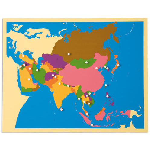 Nienhuis Montessori Puzzle Map Of Asia