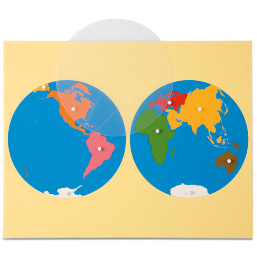 Nienhuis Montessori Puzzle Map Of The World Parts