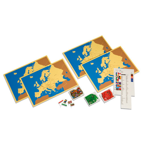 Nienhuis Montessori Four Maps Of Europe