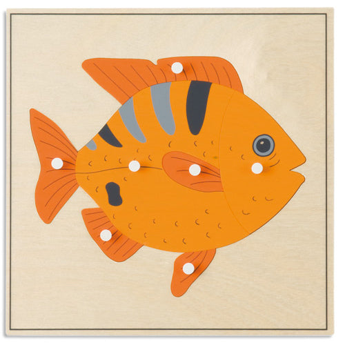 Nienhuis Montessori Animal Puzzle, Fish