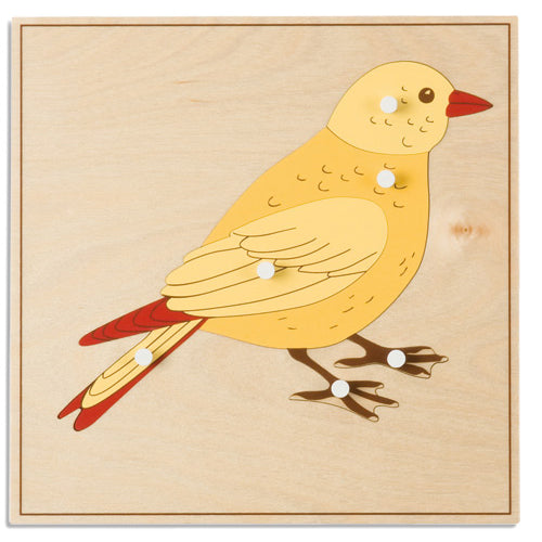 Nienhuis Montessori Animal Puzzle, Bird
