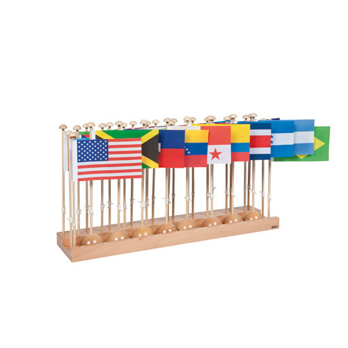 Nienhuis Montessori Flag Stand Of North And South America