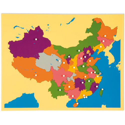 Nienhuis Montessori Puzzle Map: China