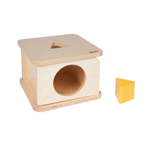 Nienhuis Montessori Imbucare Box With Triangle Prism