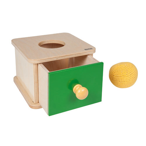 Nienhuis Montessori Imbucare Box With Knitted Ball