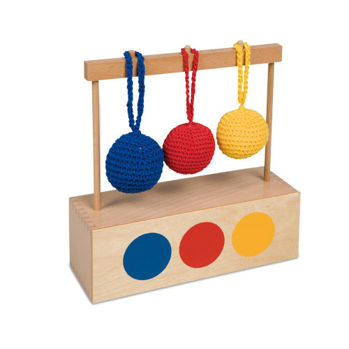 Nienhuis Montessori Imbucare Box With 3 Knitted Balls