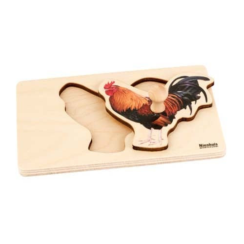 Nienhuis Toddler Puzzle: Rooster (NL)
