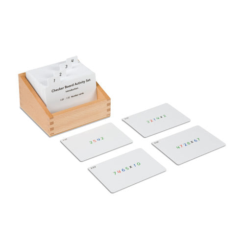 Nienhuis Montessori Checker Board Activity Set