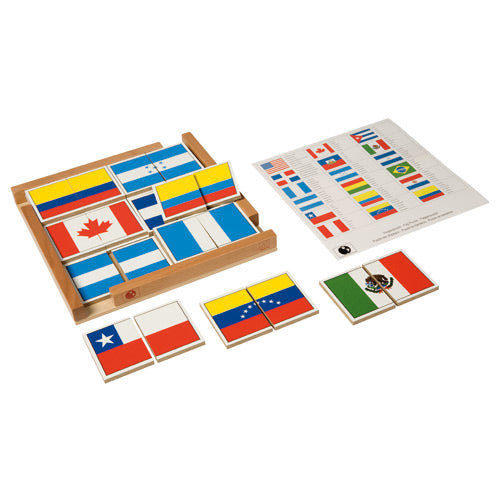 Nienhuis Montessori Flag Puzzle Of The Americas