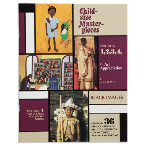 Montessori Book: Child-Size Masterp. Black Images