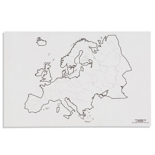 Nienhuis Montessori Csm, Paper Maps Europe, Waterways
